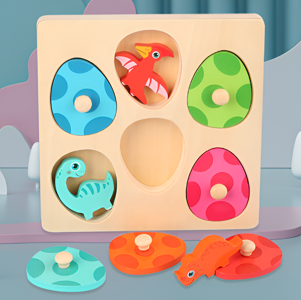 Dino Eggs Puzzle - Objavte radosť z učenia