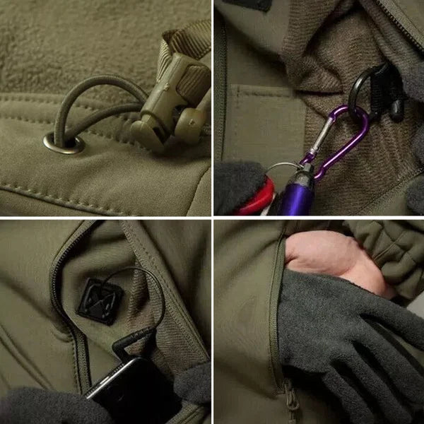 Vetru a vode odolná vojenská bunda - Orman