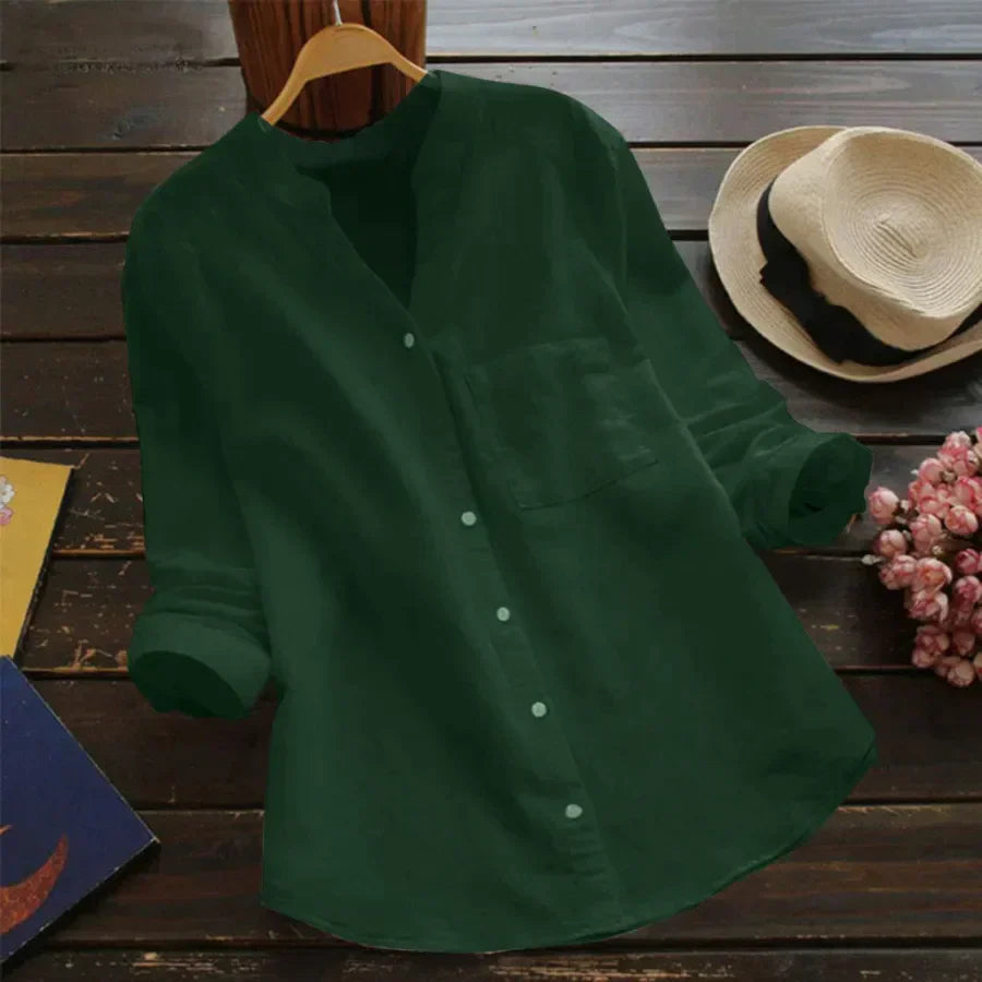 Camicia Devako in misto lino-cotone di Devako Flynn