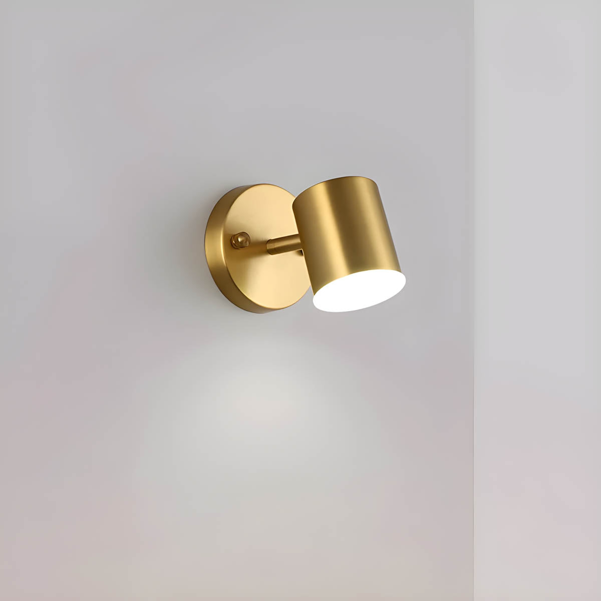 LED nástěnná svítidla v mědi skandinávský - moderní design s teplem