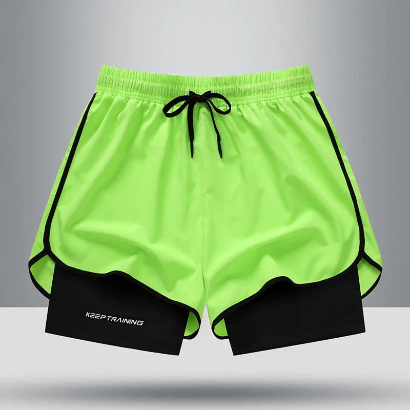 Pantaloncini sportivi in seta ghiaccio da uomo: leggeri e traspiranti per allenamenti estivi