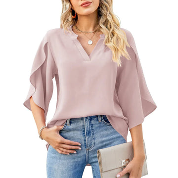 Sommer camicetta in chiffon | Camicetta leggera e elegante da donna per l'estate