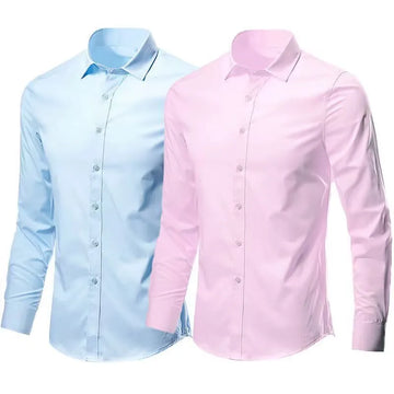 Chemise à coupe étroite sans plis | Confort sans repassage et look soigné
