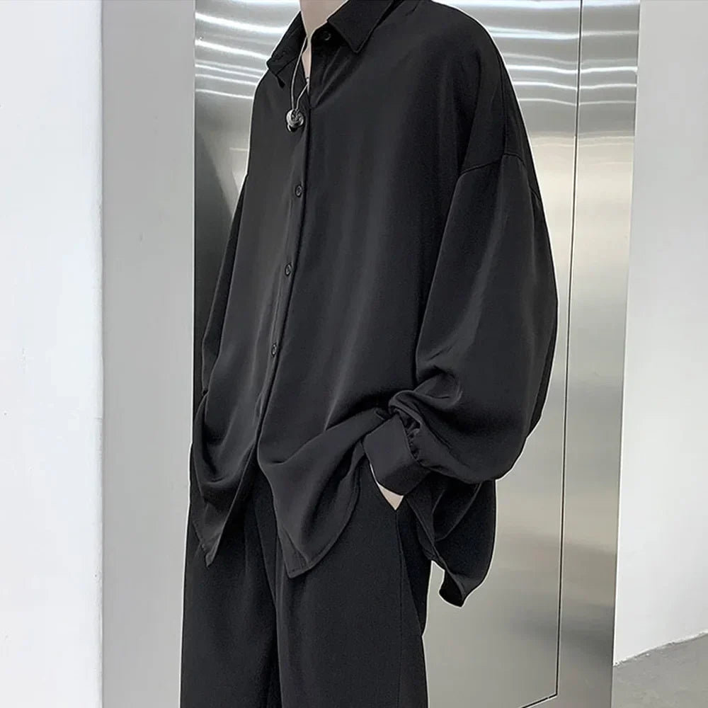 Kórejská pohodlná blúzka pre mužov | Štýlová a funkčná