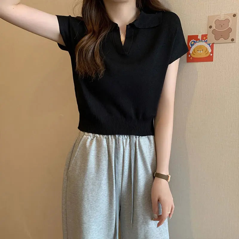 Blusa polo estiva casual | Abbigliamento comodo e alla moda per donna