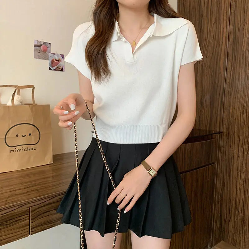 Blusa polo estiva casual | Abbigliamento comodo e alla moda per donna
