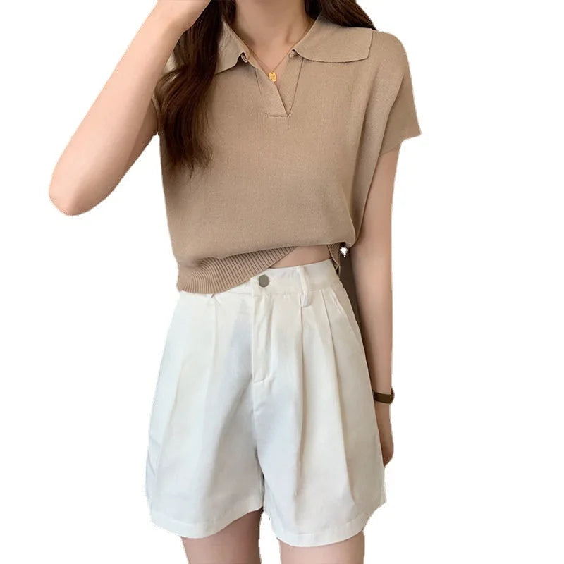 Blusa polo estiva casual | Abbigliamento comodo e alla moda per donna