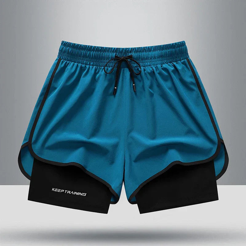 Pantaloncini sportivi in seta ghiaccio da uomo: leggeri e traspiranti per allenamenti estivi