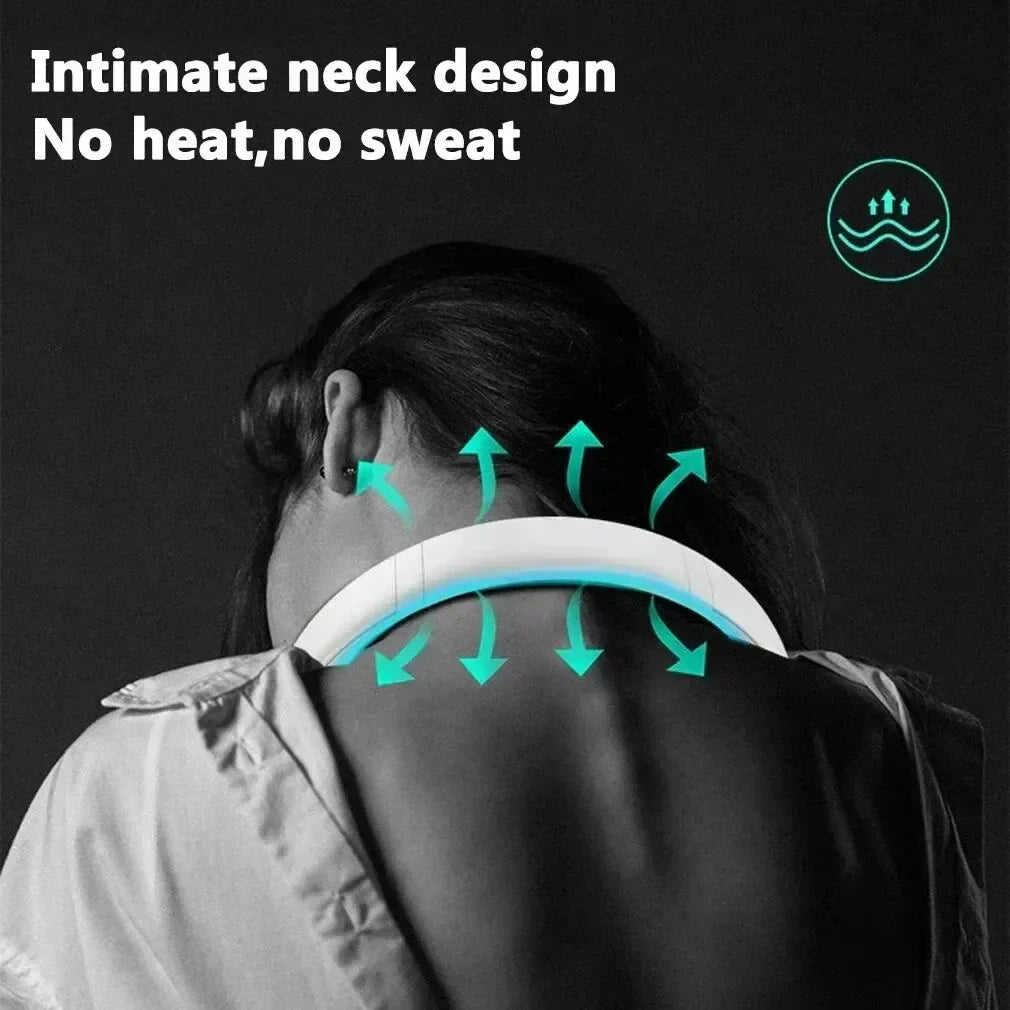Prenosný mini ventilátor na krk - Zostaňte v chlade a relaxujte kdekoľvek bez nepríjemností