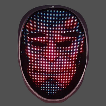 Ansigtsforandrende LED-maske - App-styret & genopladelig