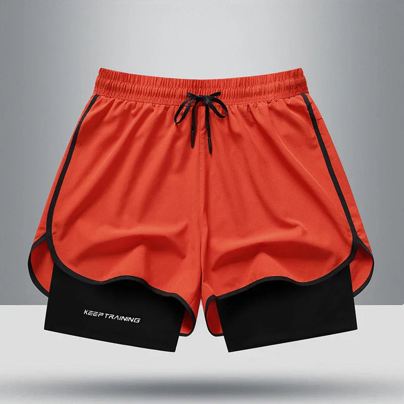 Pantaloncini sportivi in seta ghiaccio da uomo: leggeri e traspiranti per allenamenti estivi