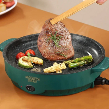 Magische Multifunktionale Electropfanne | Einfaches Kochen ohne Ankleben