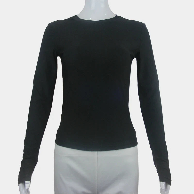 Elegante maglia a maniche lunghe da donna – elegante e comoda per tutti i giorni
