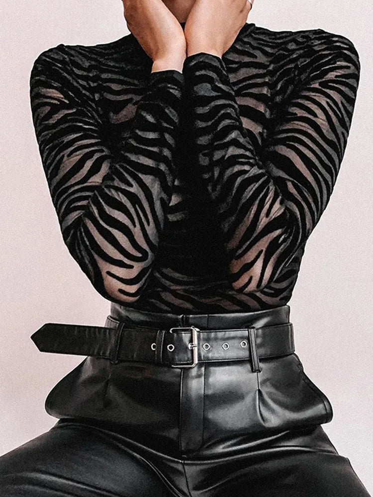 Body elegante in rete da donna – Perfetto per feste e notti di stile