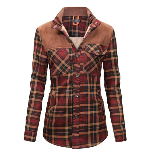 Sophie | Flanell-Wintermantel für Frauen - Stylischer und warmer Schutz