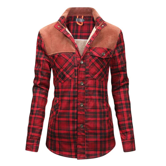 Sophie | Flanell-Wintermantel für Frauen - Stylischer und warmer Schutz