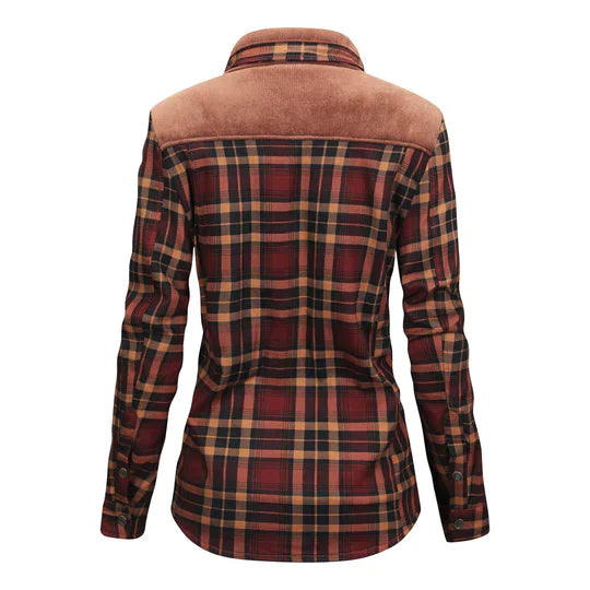 Sophie | Flanell-Wintermantel für Frauen - Stylischer und warmer Schutz