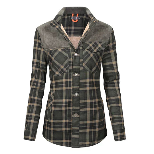 Sophie | Flanell-Wintermantel für Frauen - Stylischer und warmer Schutz
