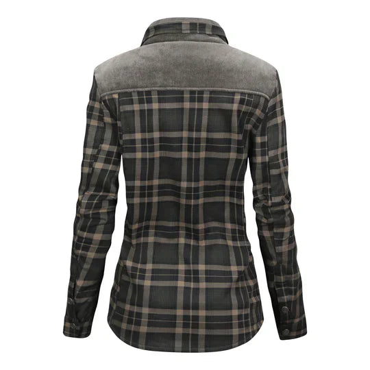Sophie | Flanell-Wintermantel für Frauen - Stylischer und warmer Schutz