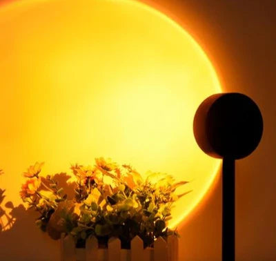 Lampa na západ slnka so 4 farbami - GlowSphere | Atmosférické osvetlenie pre každú miestnosť