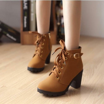 Avery Winterstiefel | Veteranenstiefel mit Absatz in 4 Farben für den Winter
