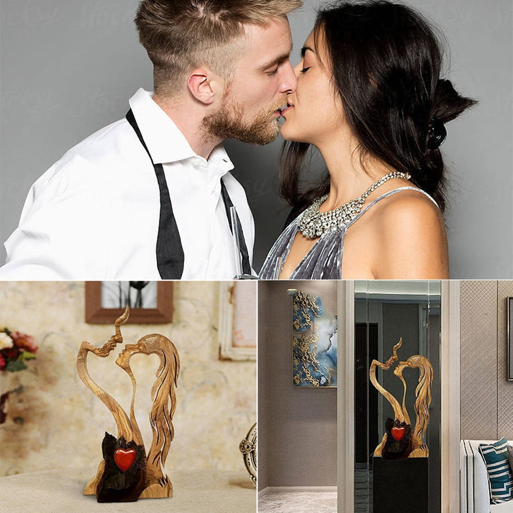Paar ornament - živica - elegantné umelecké dielo lásky