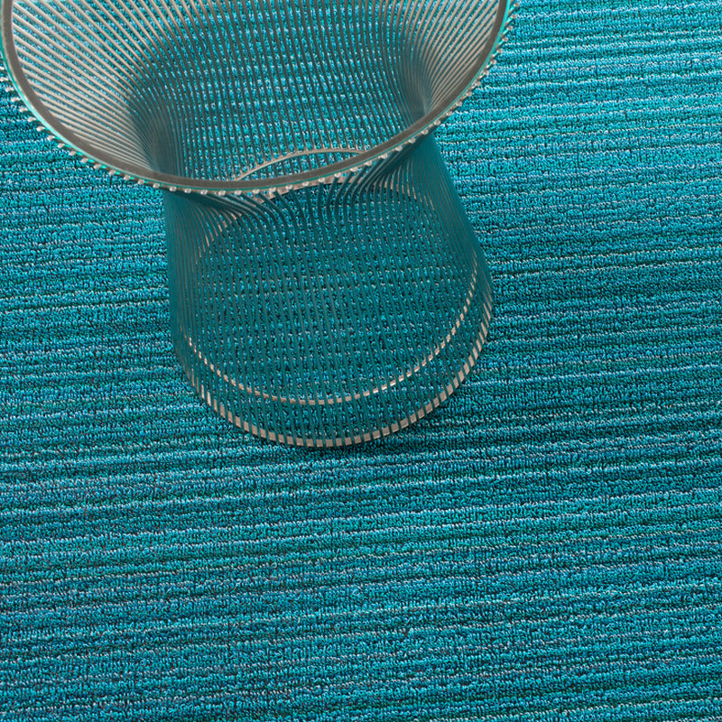 Tapis shag à rayures fines pour intérieur/extérieur