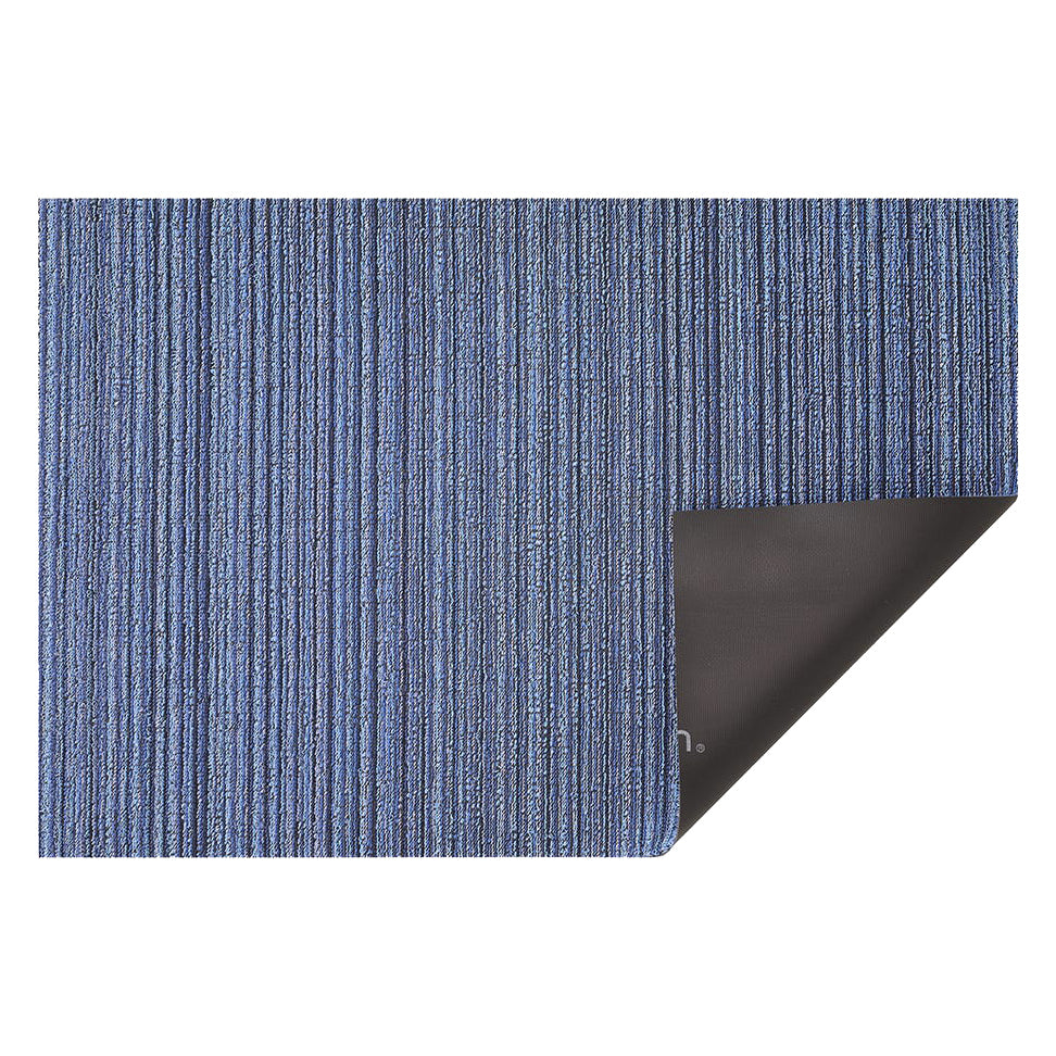 Tapis shag à rayures fines pour intérieur/extérieur