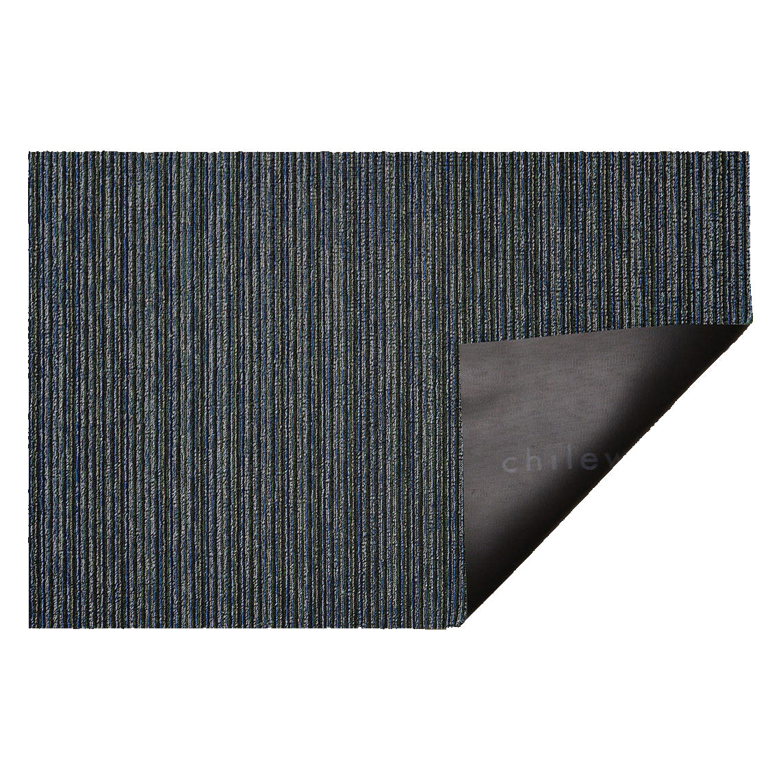 Tapis shag à rayures fines pour intérieur/extérieur