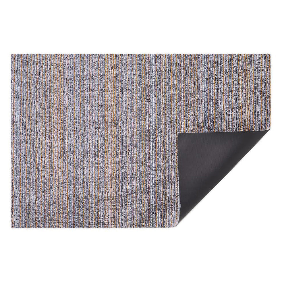 Tapis shag à rayures fines pour intérieur/extérieur