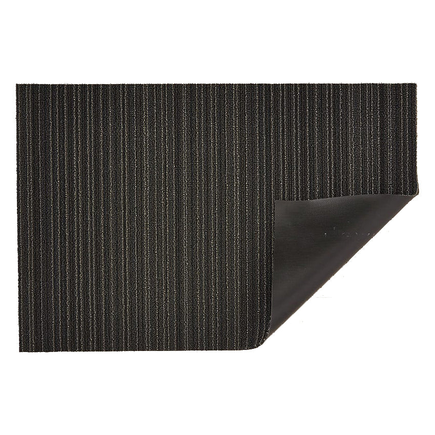 Tapis shag à rayures fines pour intérieur/extérieur