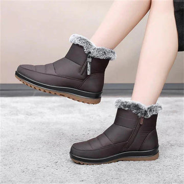 Holly - Warme Winterstiefel aus Baumwolle für Frauen
