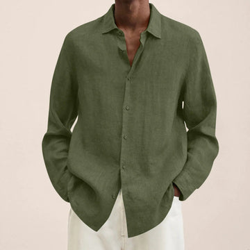 Devako SunSet Collezione - Camicia di lino per uomini