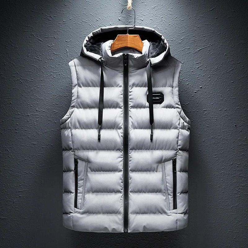 Boudin bodywarmer | Ležérny bodywarmer s kapucňou pre mužov