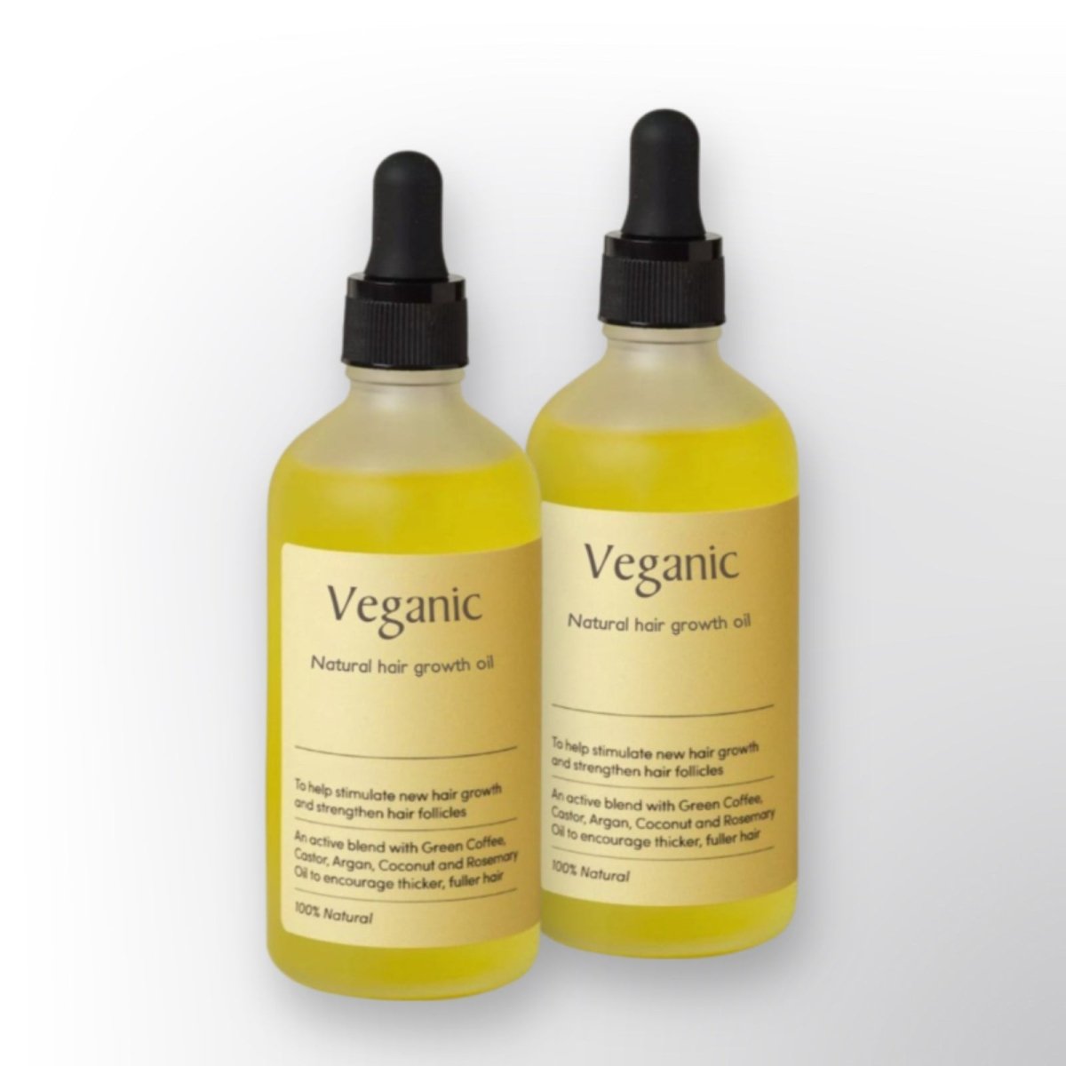 Veganic – olej na růst vlasů ricinový arganový kokosový – přírodní péče pro všechny