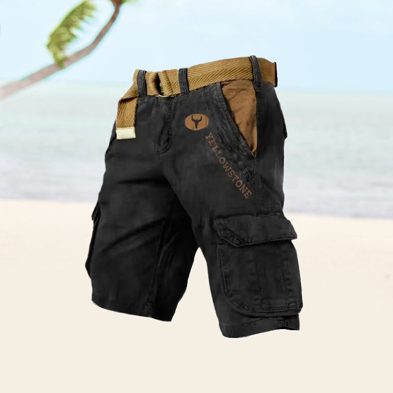 Cargo Shorts Herren – Strapazierfähiges Baumwollmaterial & Praktische Taschen für Alltag und Outdoor