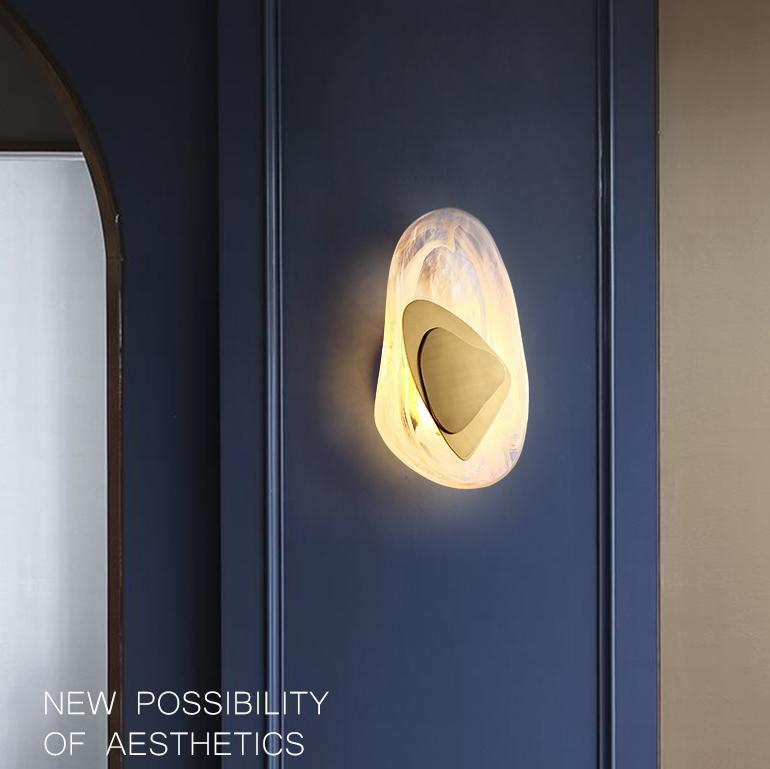 Skandinavische moderne Kristall-Wandleuchte | Elegance & Light