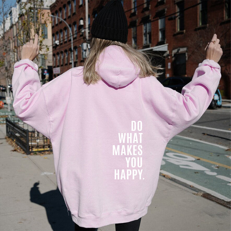 Devako stilfuld statement-hoodie