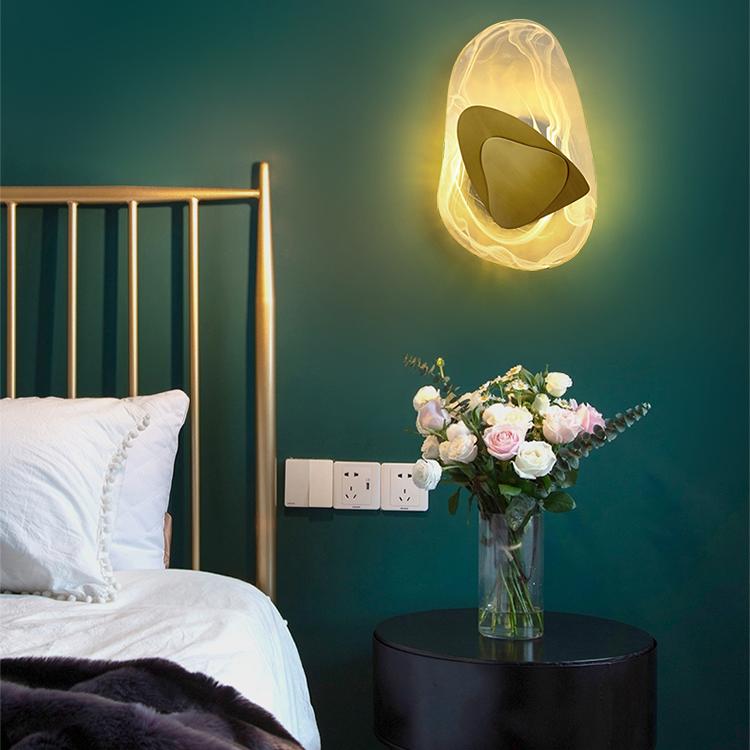 Skandinavische moderne Kristall-Wandleuchte | Elegance & Light