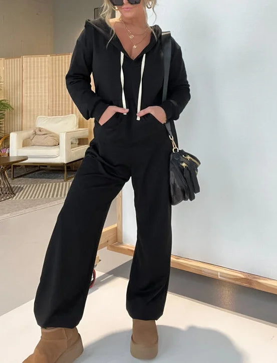 Eleganter Jumpsuit aus French Terry - Charli
