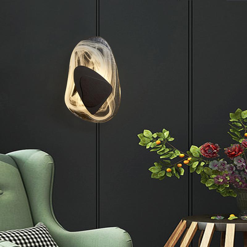 Skandinavische moderne Kristall-Wandleuchte | Elegance & Light