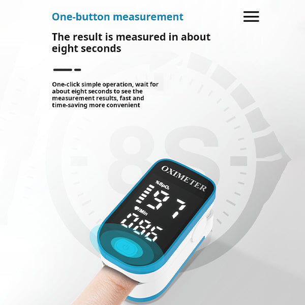 Virelio – Pulsoximeter mit LED-Display & Auto-Off – Für unterwegs