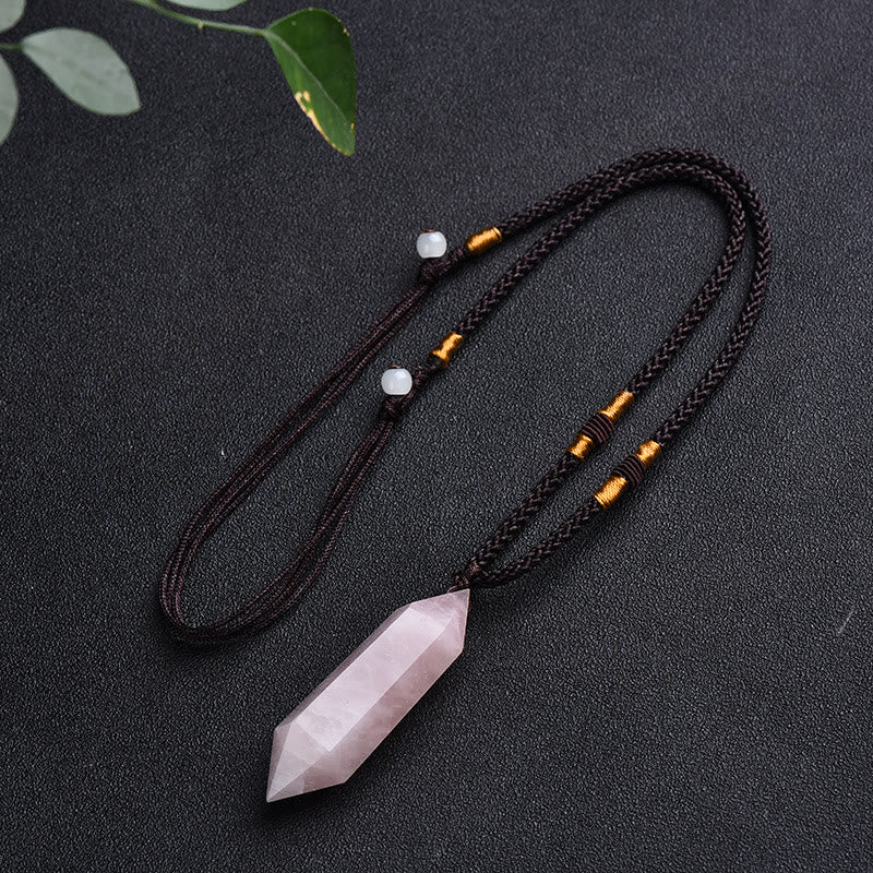 Collana curativa naturale in cristallo di ametista – Lyra