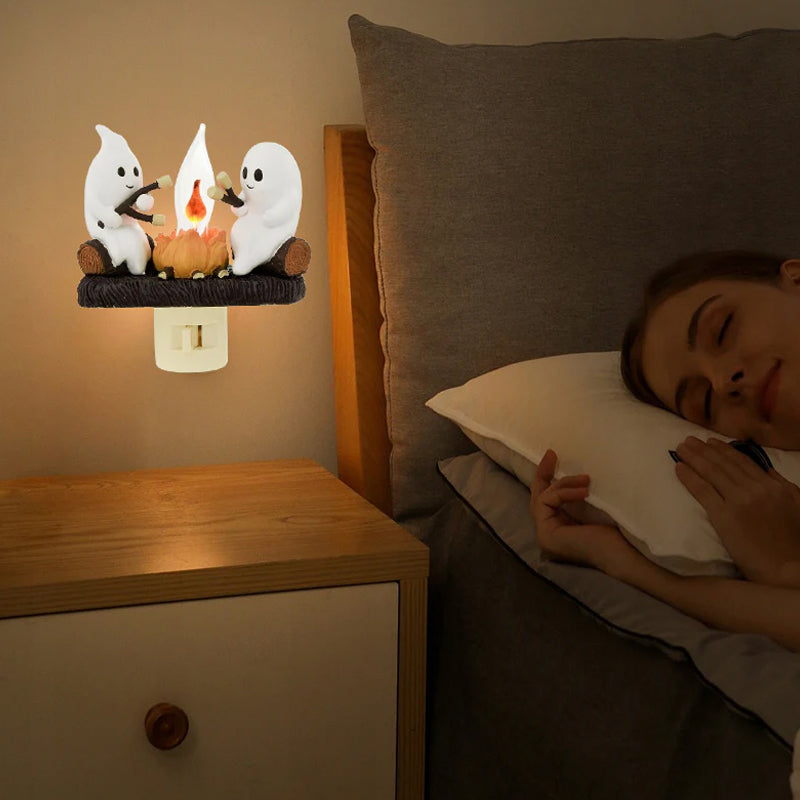 FlameGlow Simuleret Bål Lampe - Hjemsøgte Stemningsbelysning