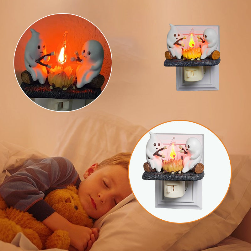 FlameGlow Simuleret Bål Lampe - Hjemsøgte Stemningsbelysning