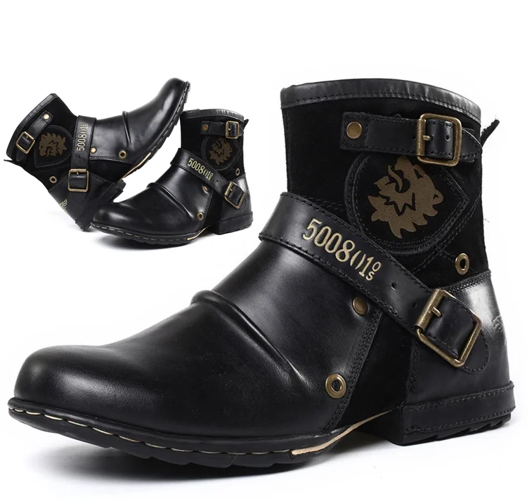 Vintage Herrenstiefel | Klassische Retro-Stiefel mit zeitlosem Stil