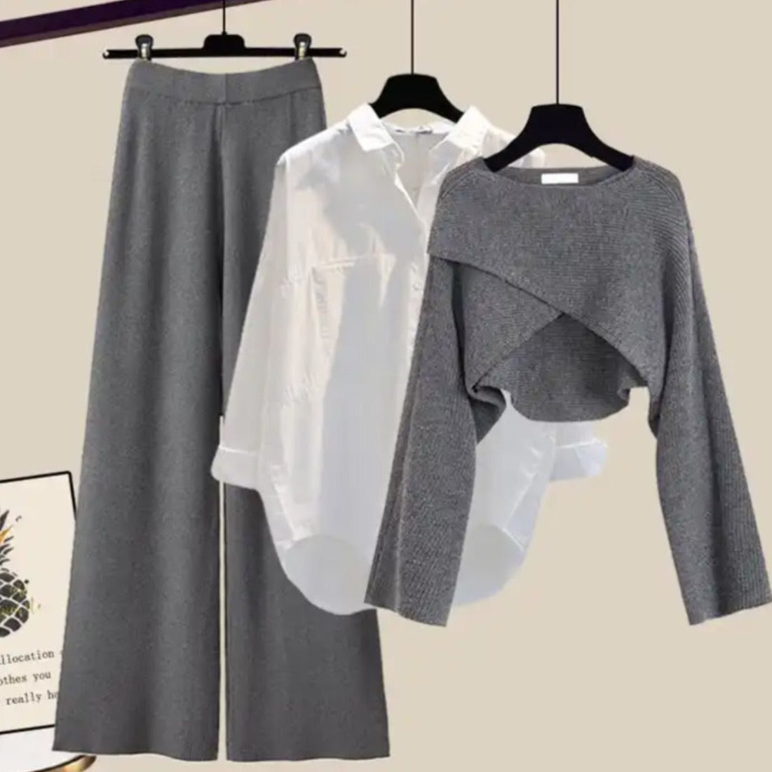 Alfonsine - Modernes Outfit dreiteiliges Set für Frauen