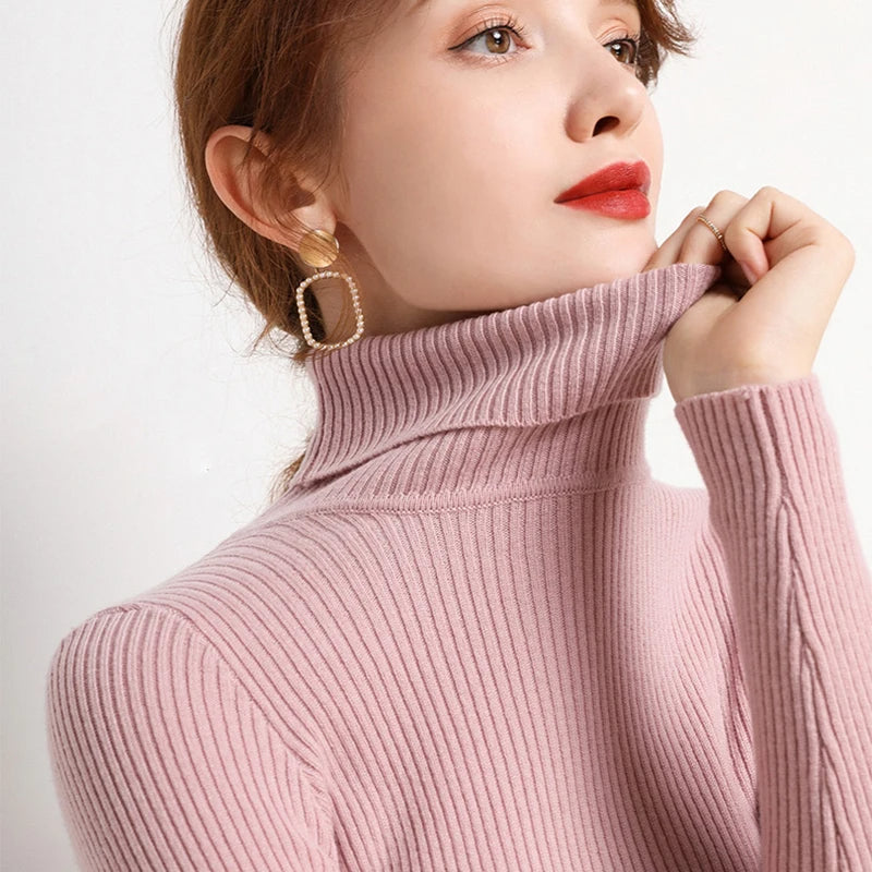 Trendiger Rollkragenpullover - Delja