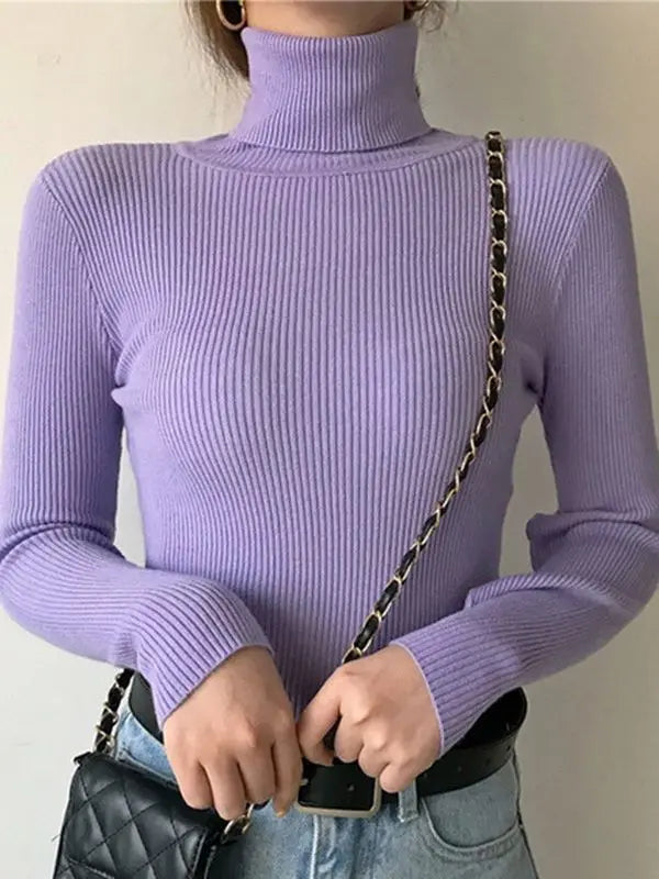 Trendiger Rollkragenpullover - Delja