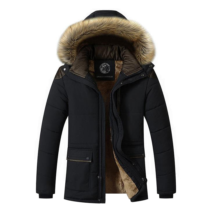 Veste parka en polaire chaude – Veste d'hiver élégante en matériau de haute qualité